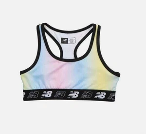 New Balance Girls Silver Active Top Small kids 7/8 - Picture 1 of 4