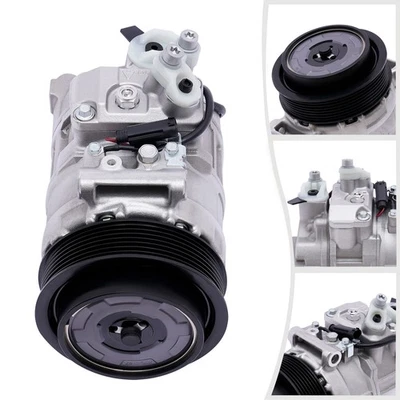 Se adapta a Mercedes-Benz C230 2003 2004 2005 1,8 L aire acondicionado compresor con conjunto de embrague Foto 1 de 4