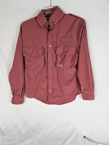 Cabelas Guidewear Hemd Herren Größe S Rosa Cargotaschen Outdoor Belüftet  - Bild 1 von 9