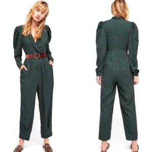 Free People Green Jade Star Eyes Jumpsuit Size XS - Picture 1 of 16