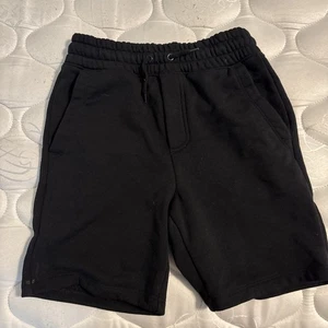 Gap Teen Black Cotton Polyester Shorts Pockets Drawstring Waist Size10 Uniform - Picture 1 of 3