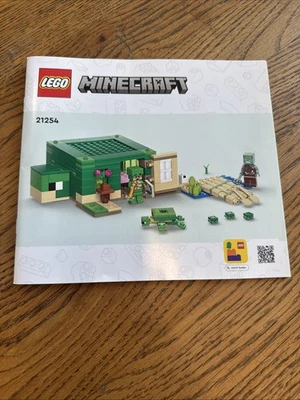 Lego Minecraft Instructions Manual Book Only - Set 21254 - Image 1 of 3