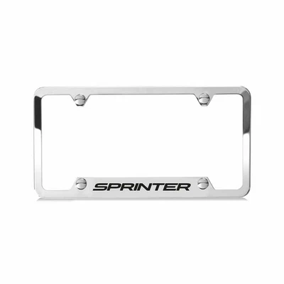 New Genuine Mercedes-Benz Sprinter License Plate Frame Chrome OE 153300300 - Image 1 of 4