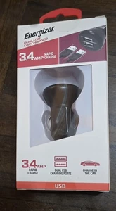 Cargador rápido de coche USB energizador sellado 21/8" 3,4 A 2 puertos - Imagen 1 de 7