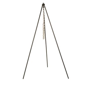 Lodge Tall Boy Tripod with Chain for Cast Iron Cooking Over an Open Fire - Picture 1 of 3