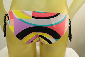 ROXY WOMEN'S MULTI-COLOR GRAPHIC SUPER CUTE BIKINI BOTTOM SEPARATE size Small - Picture 1 of 5