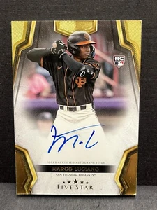2024 Topps Five Star Marco Luciano Auto Rookie RC FSA-MLU Giants - Picture 1 of 3