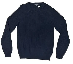 French Connection Herren weicher Rippstrick 58 Roh Pullover - marineblau $ 128 - Bild 1 von 4