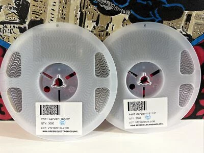 LOT OF 2 KOA Speer Electronics CZP2BPTTE121P Ferrite Beads QTY 6,000 (3000 Each) - Image 1 of 4