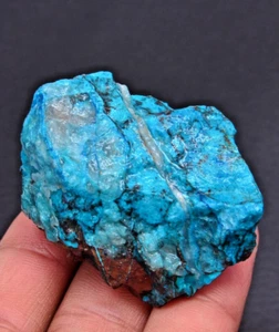 100%Natural 1 Pcs Arizona Chrysocolla Rough Natural top color #-B11 - Picture 1 of 8