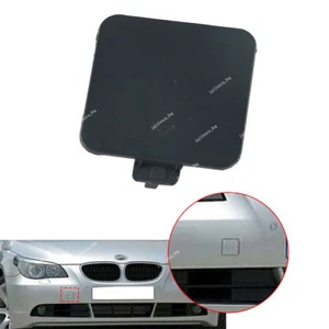 Front Bumper Tow Hook Cover Unpainted For BMW 5 E60 E61 X3 E83 E83N 2003-2007 - Picture 1 of 6