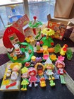 VTG 1980 STRAWBERRY SHORTCAKE BERRY BAKE SHOP Nearly Complete, Dolls, Toys Lot