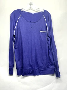 Lululemon Mujer Peso Crew Brezo Magullado Berry Grande (H6) - Imagen 1 de 4