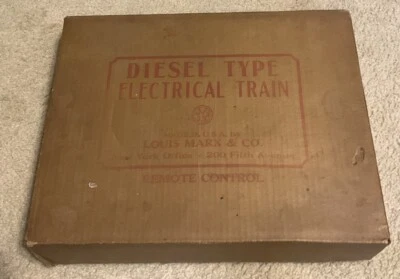 1950's Diesel Type Remote Control Electrical Train Marlines #7675 Louis Marx - Image 1 of 3