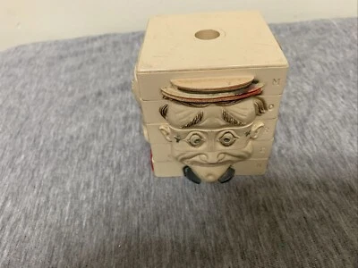 Vintage 1940 Chuckle Face Plastic Puzzle Commonwealth Plastics Corp Incomplete - Image 1 of 4