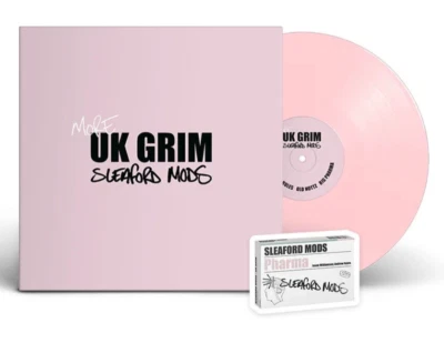 SLEAFORD MODS MORE UK GRIM VINYLE ROSE NEUF ET SCELLÉ + AUTOCOLLANT EXCLUSIF - Photo 1/2