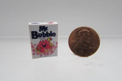 CINDI'S MINIS Dollhouse Miniature Detailed Replica Mr Bubbles Bubble Bath Box G049