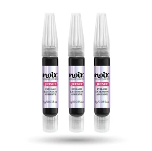 Eyelash Extension Glue Noir Jetset Adhesive 3 X 1g Strong Best for Volume Lashes - Picture 1 of 2