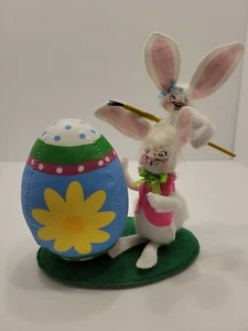 Annalee Painting Pals Bunny With Spring Egg 2013 - Picture 1 of 6