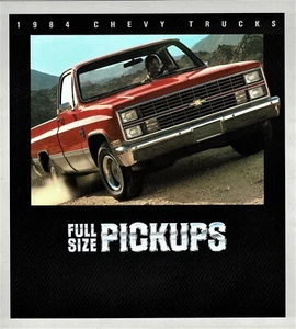 1984 Chevrolet Silverado Full Size Pickup Truck 16 Seiten (NOS) Prospekt - Bild 1 von 1
