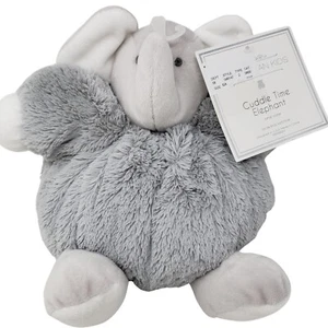 Peluche Manhattan Kids Cuddle Time gris bola redonda elefante relleno 7 pulgadas Lovey 2018 - Imagen 1 de 11