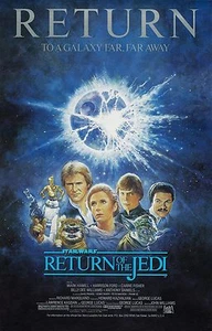 STAR WARS RETURN OF THE JEDI Episode VI 6 Movie Poster Empire Strikes Back - Picture 1 of 1