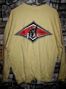 Vintage Bear Surf Board  winter sweater cotton  felpa cotone '80s made in USA - Picture 1 of 2