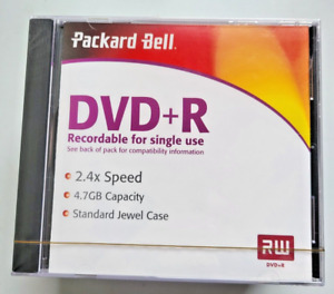 Packard Bell DVD+R 8  Single Use 4.7GB New Sealed