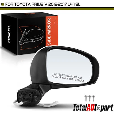 Espejo retrovisor térmico eléctrico blanco para Toyota Prius V 12-18 vagón lado derecho del pasajero Foto 1 de 4