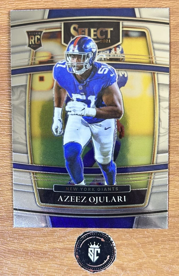 Azeez Ojulari 2021 Panini Select Football Concourse Base Set Rookie #91 Giants - Image 1 of 2