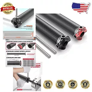 2" Heavy-Duty Garage Torsion Spring Replacement Kit with Winding Bars Included - Picture 1 of 6