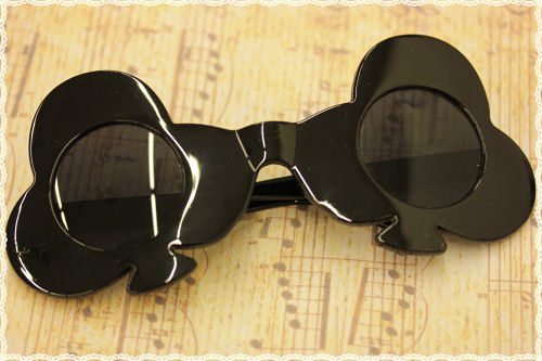 3 Occhiali Rotondi Retr&ograve; Nero - Leggeri, Per Feste, Halloween, Carnevale E Costumi, Accessorio Divertente