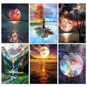 Full Drills Diamond Painting 5D Stickerei Kunst Dekor Kreuzstich Kits Zum Selbermachen Geschenk - Bild 1 von 35