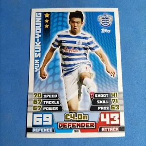 Match Attax 2014 / 2015 Premier League. №50 SUK- YOUNG - Imagen 1 de 1