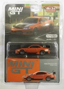 MINI GT 1/64 MIJO TOYS EXCLUSIVE NISSAN SILVIA S15 D-MAX METALLIC ORANGE #581 - Picture 1 of 1