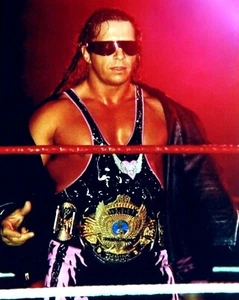BRET HART WRESTLER 8 X 10 WRESTLING FOTO WWF WCW - Bild 1 von 1