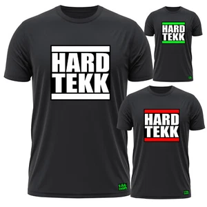 kikkbeatz® Herren T-Shirt Motiv: "Hardtekk" Tekke Hardtechno Hardcore-Techno - Bild 1 von 15