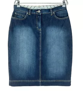 TOMMY HILFIGER Women Denim Blue Pencil Skirt Size W32 - Picture 1 of 8