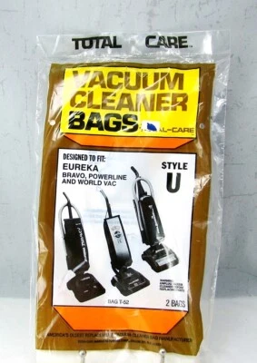 Total Care Eureka Type U Lot of 4 Vacuum Cleaner Bags New - Image 1 of 4