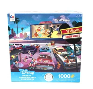 Ceaco Disney Characters Drive In Minnie Mickey Donald 1000 Piece Puzzle H18 - Picture 1 of 2