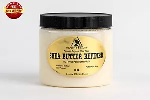 SHEA BUTTER REFINED ORGANIC RAW COLD PRESSED GRADE A GHANA 100% PURE 32 OZ, 2 LB - Picture 1 of 12