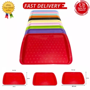 BT plastic serving tray heavy & durable serving tray buffet party picnic tray - Picture 1 of 7
