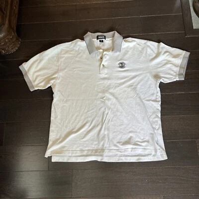 Camisa polo de golf Ashworth Pebble Beach 1919 beige talla L vintage Foto 1 de 4
