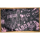 Lil Peep Rap Life Is Beautiful Pink Flag Banner Tapestry 3x5 Feet College Dorm