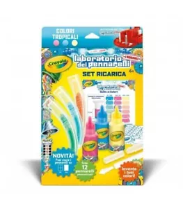 SET RICARICA LABORATORIO DEI PENNARELLI CRAYOLA (COLORI TROPICALI)Originale - Foto 1 di 1