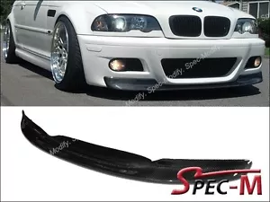 CSL STYLE CARBON FIBER FRONT BUMPER LIP FOR 2001-2006 E46 COUPE BMW M3 - Picture 1 of 3