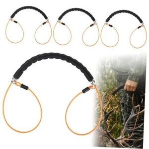 4 Pcs Deer Drag and Harness 43.3 Lightweight Portable Wirerope Cinch Deer - Picture 1 of 7