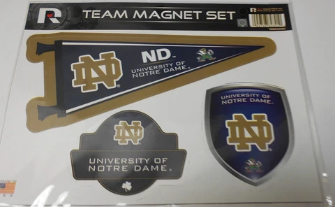 Notre Dame Team Magnet Set. Very Nice!   #388/387 Cover