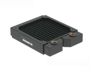 Barrow Dabel-B Series 120mm (1x120) Slim Line Copper Radiator - Black - Picture 1 of 8