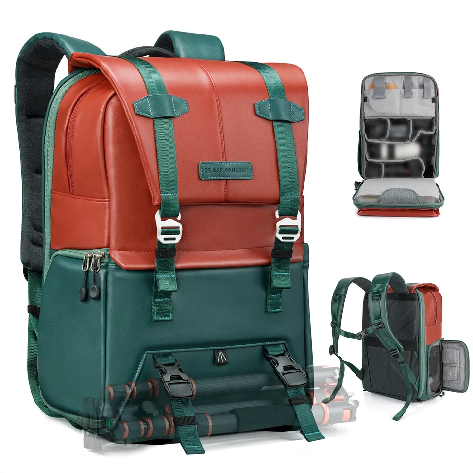 K&F Concept 20L DSLR Camera Backpack Case Bag for 15.6In Laptop For Canon EOS - Image 1 of 4